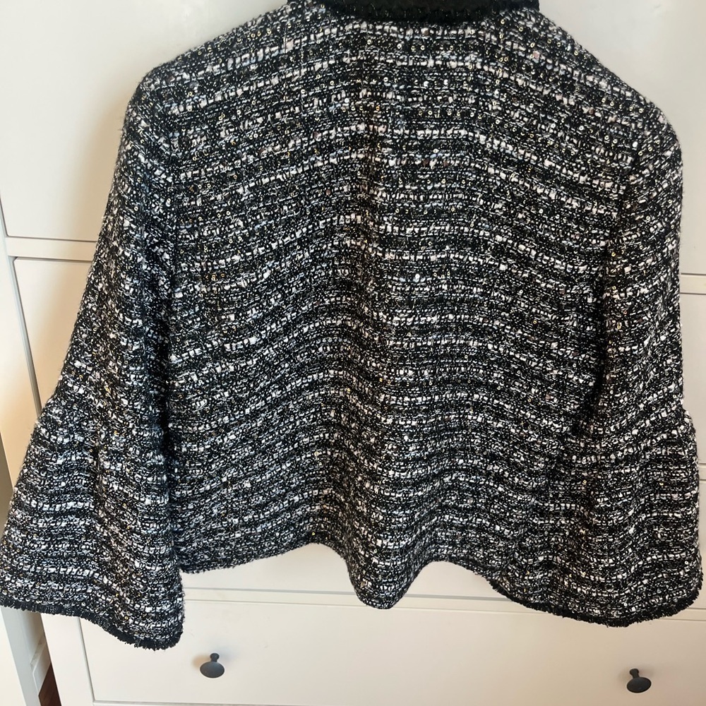 J. Crew Lady Day Jacket Metallic Sequin Tweed - Picture 7 of 12